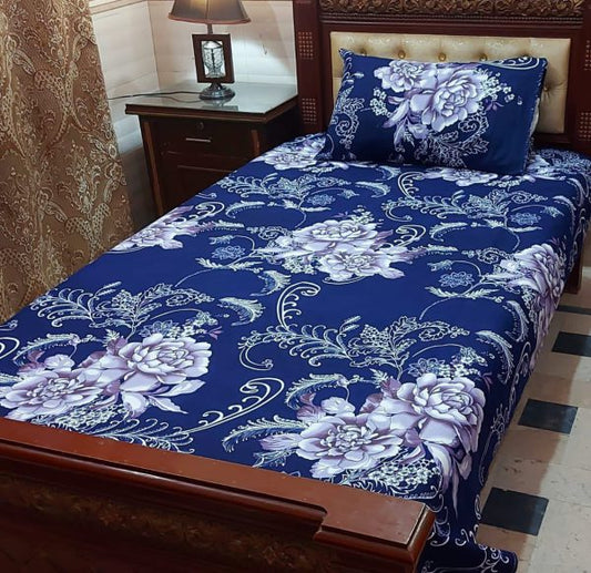 3d-crystal Cotton Single Pair Bedsheets